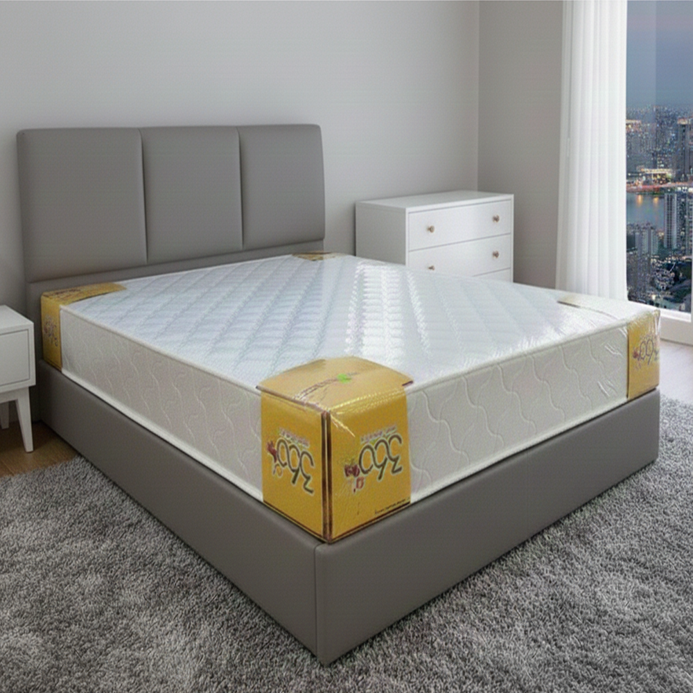360 - BED 1619 HEADBOARD + DIVAN