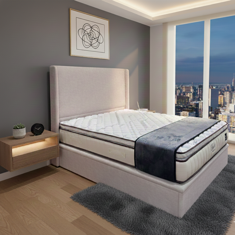 360-BED1621 HEADBOARD + 13in HYDRAULIC DIVAN