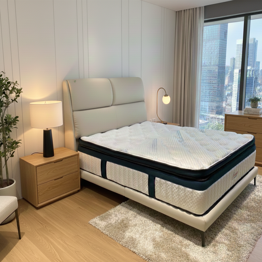 360-FLAX HEADBOARD + 3inDIVAN