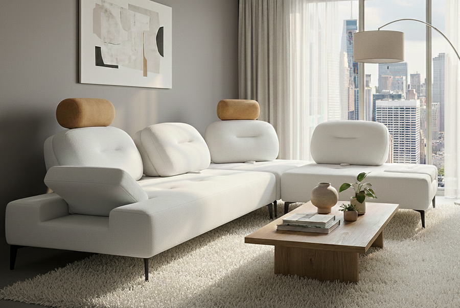 SF921 CORLIN PUSHBACK SOFA